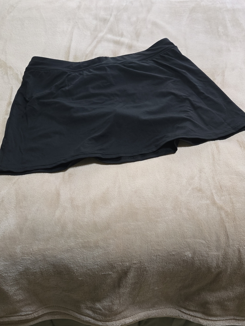 Lands' End Black Swimsuit Skirt